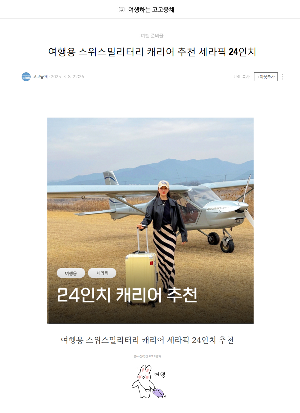 여행하는 고고응채